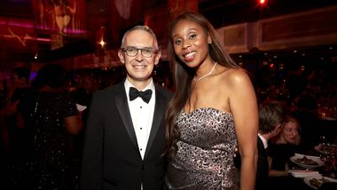 Ailey's Executive Director Bennett Rink and board member Joy Altimare at Ailey's 2019 Opening Night Gala