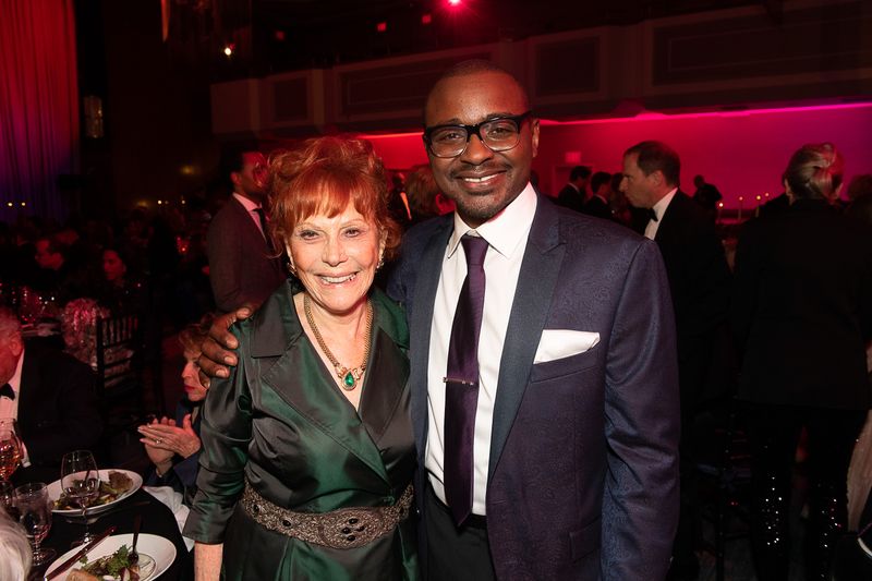 Glorya Kaufman and Ailey's Artistic Director Robert Battle at Ailey's 2019 Opening Night Gala