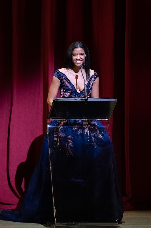 Honorary Chair Renée Elise Goldsberry at Ailey's 2019 Opening Night Gala