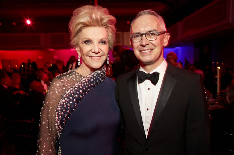 Honoree Elaine Wynn and Ailey's Executive Director Bennett Rink at Ailey's 2019 Opening Night Gala