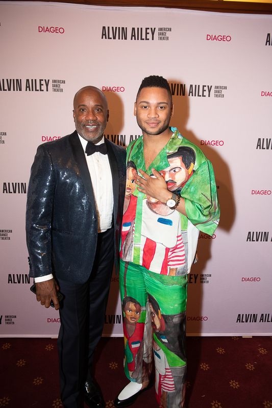 The Ailey School's co-director Tracy Inman and Ryan Jamaal Swain at Ailey's 2019 Opening Night Gala