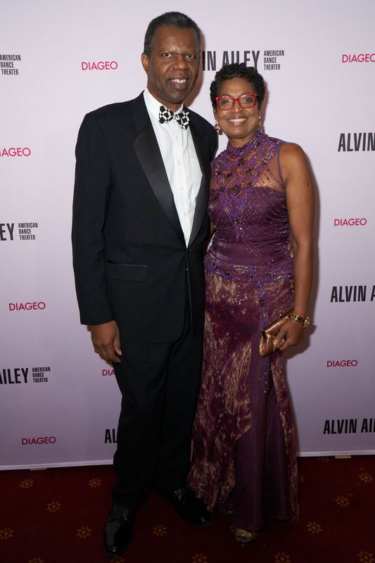 Gala Co-Chairs Howard and Paulette Mullings Bradnock at Ailey's 2019 Opening Night Gala