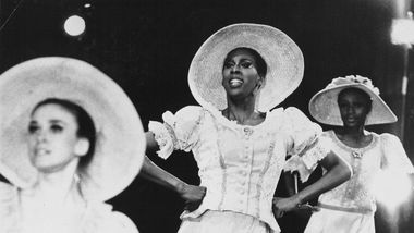 Linda Kent, Judith Jamison and Sylvia Waters in Alvin Ailey's Revelations. Photo by Jack Mitchell. (©) Alvin Ailey Dance Foundation, Inc. and Smithsonian Institution