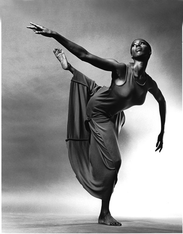 Judith Jamison in Alvin Ailey's Revelations. Photo by Jack Mitchell. (©) Alvin Ailey Dance Foundation, Inc. and Smithsonian Institution