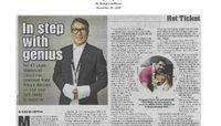 New York Post - In Step With Genius 