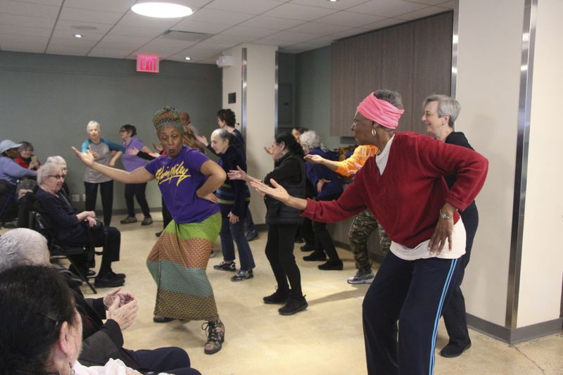 AileyDance for Active Aging Percussion Lecture Demonstration at Penn South