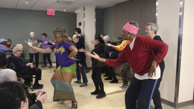 AileyDance for Active Aging Percussion Lecture Demonstration at Penn South