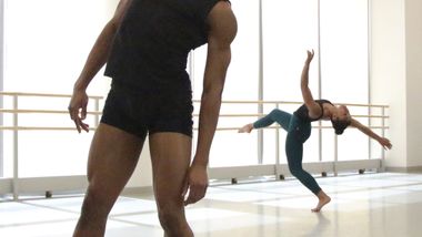Students of The Ailey School during Amy Hall Garner's New Directions Choreography Lab Showing