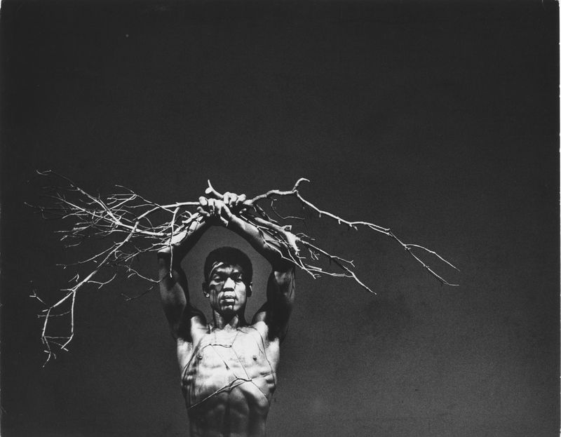 Alvin Ailey in Alvin Ailey's Hermit Songs. Photo by Jack Mitchell. (©) Alvin Ailey Dance Foundation, Inc. and Smithsonian Institution