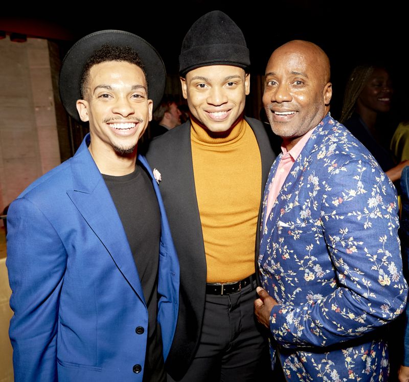 The Ailey School & Ailey II alum Gabriel Hyman, Ryan Jamaal Swain, and The Ailey School Co-Director Tracy Inman