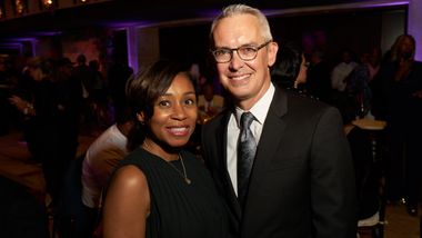 Gala Co-Chair Tia Breakley-China and Executive Director Bennett Rink