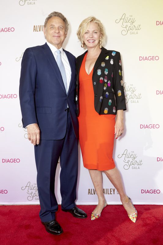 Ailey Board Vice Chariman Stephen Meringoff and Kim Chalrton