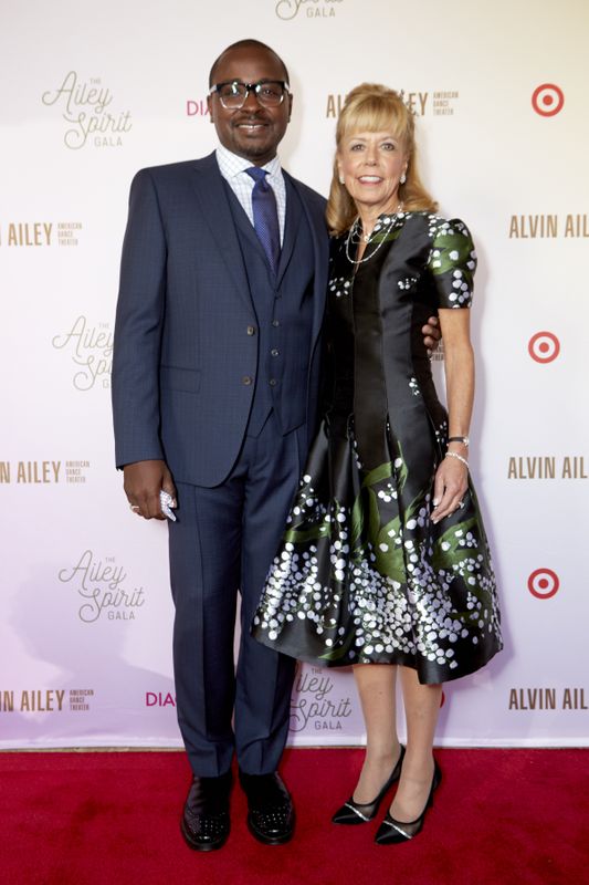 Alvin Ailey American Dance Theater Artistic Director Robert Battle and Ailey Board Chairwoman Daria Wallach