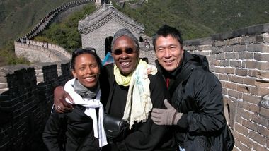 Ronni Favors, Judith Jamison, and Masazumi Chaya at the Great Wall of China in 2004