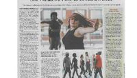 Wall Street Journal - She Strikes A Pose To Break A Sweat