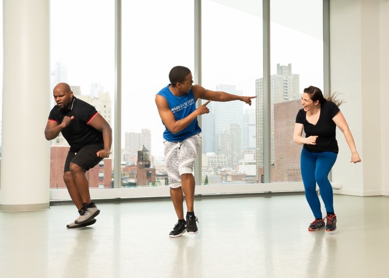 Hip Hop Cardio with Matthew Johnson Harris at Ailey Extension. Photo by Kyle Froman 
