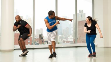 Hip Hop Cardio with Matthew Johnson Harris at Ailey Extension. Photo by Kyle Froman 