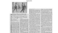 The New York Times - Modern Dance Finds An Unexpected Home