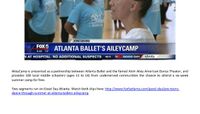 FOX 5 Atlanta - Pre-Teens Dance Through Summer At Atlanta Ballet's Ailey Camp