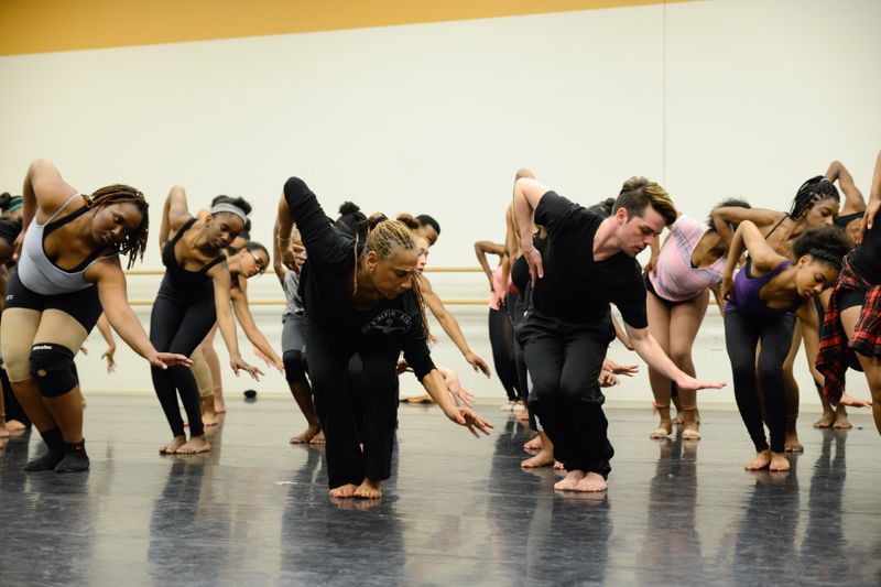 Sarita Allen leads Ailey Experience in Atlanta. Photo by Shoccara Marcus