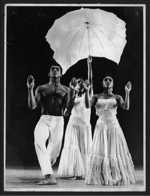 Alvin Ailey, Lucinda Ransom, and Loretta Abbott in Alvin Ailey's Revelations