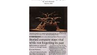 Chicago Tribune - Storied Company Stays Vital While Not Forgetting Its Past