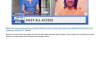 Spectrum News Charlotte - Ailey All Access