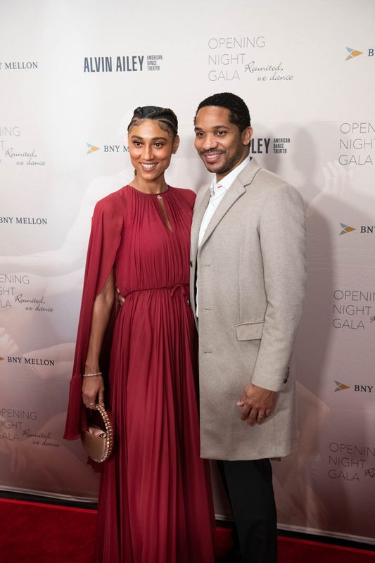 Ally Love and Andrew Haynes at Ailey's 2021 Opening Night Gala