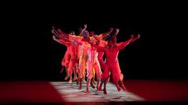 Alvin Ailey American Dance Theater in Robert Battle's excerpt from Love Stories, 2021 Opening Night Gala