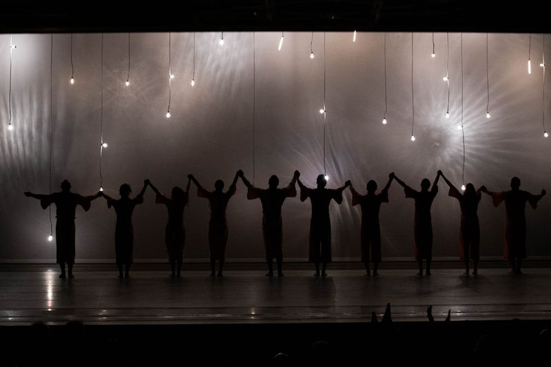 Alvin Ailey American Dance Theater in Robert Battle's excerpt from Love Stories, 2021 Opening Night Gala