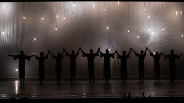 Alvin Ailey American Dance Theater in Robert Battle's excerpt from Love Stories, 2021 Opening Night Gala