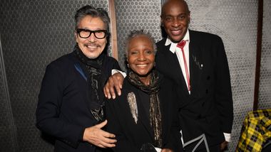 Former Associate Artistic Director Masazumi Chaya, Former dancer Elizabeth Roxas and Marc Manigault at Ailey's 2021 Opening Night Gala