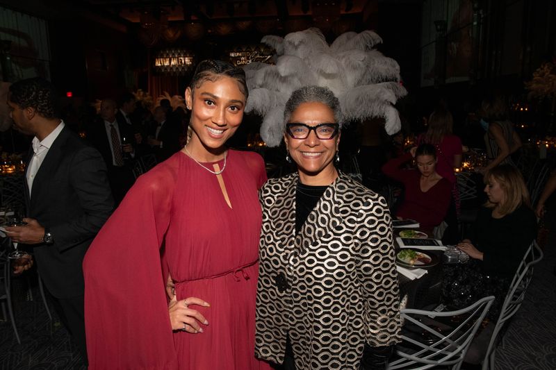 Former Ailey School student Ally Love and The Ailey School co-director Melanie Person at Ailey's 2021 Opening Night Gala