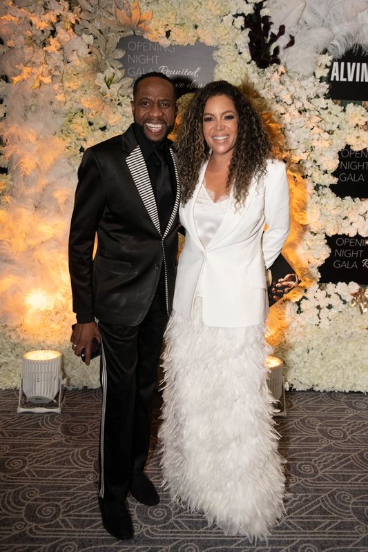 Freddie Jackson and Sunny Hostin at Ailey's 2021 Opening Night Gala