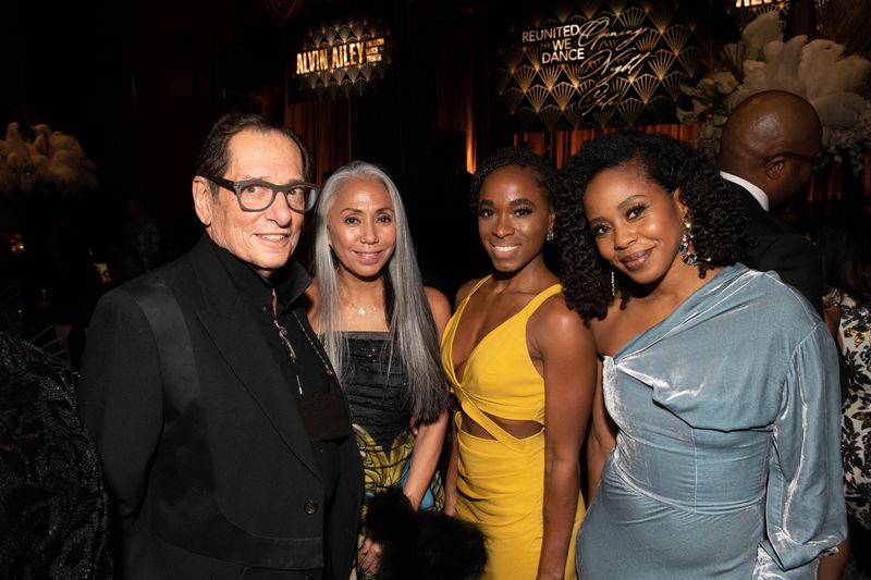 Robert Dobrish, Elizabeth Roxas, Kristolyn Lloyd and Danielle Moné Truitt at Ailey's 2021 Opening Night Gala