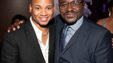 Ryan Jamaal Swain and Ailey Artistic Director Robert Battle at Ailey's 2021 Opening Night Gala
