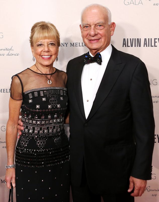Gala Co-chairs Daria L. and Eric J. Wallach  at Ailey's 2021 Opening Night Gala