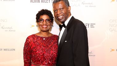 Gala co-chairs Paulette and Howard Bradnock at Ailey's 2021 Opening Night Gala