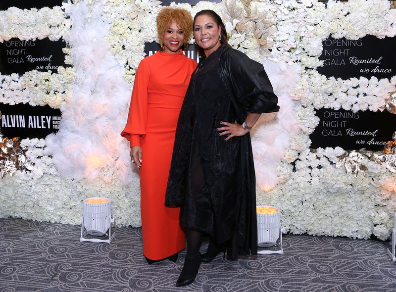Esi Eggleston Bracey and board member Lucinda Martinez at Ailey's 2021 Opening Night Gala
