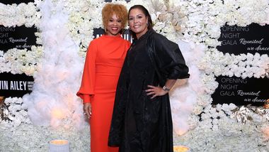 Esi Eggleston Bracey and board member Lucinda Martinez at Ailey's 2021 Opening Night Gala