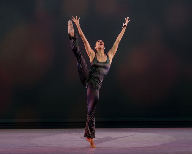 Alvin Ailey American Dance Theater's Constance Stamatiou in Alvin Ailey's Pas de Duke