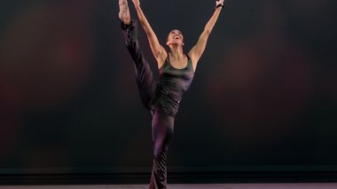 Alvin Ailey American Dance Theater's Constance Stamatiou in Alvin Ailey's Pas de Duke
