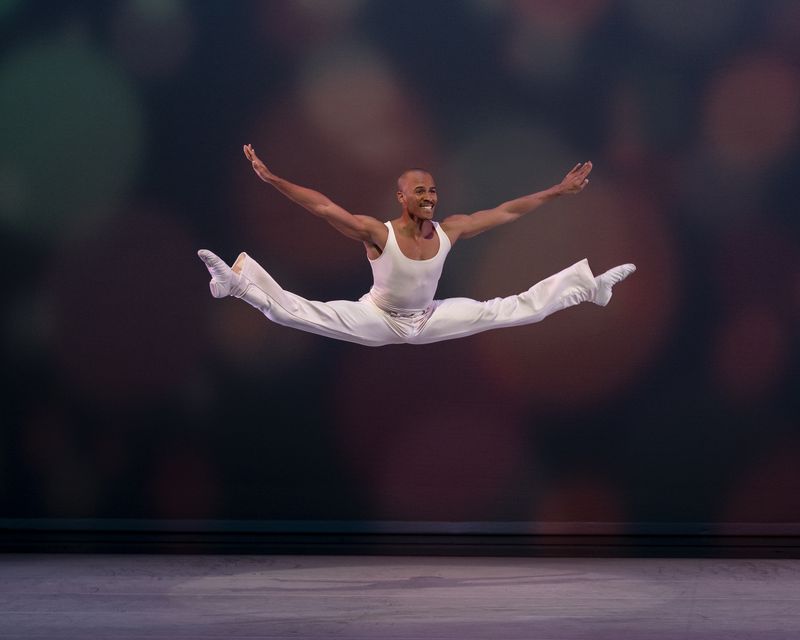Alvin Ailey American Dance Theater's Yannick Lebrun in Alvin Ailey's Pas de Duke