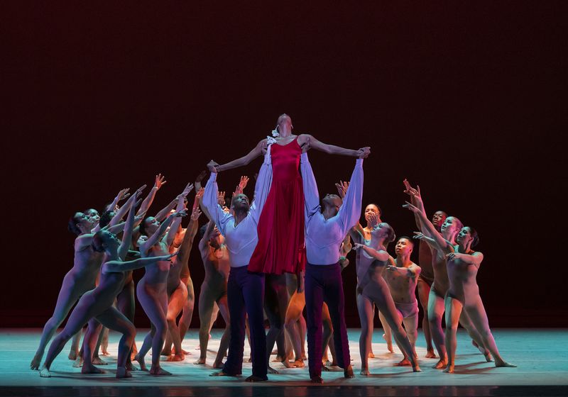 Alvin Ailey American Dance Theater in Alvin Ailey's Memoria with Ailey II and students of The Ailey School