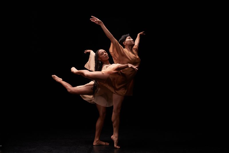 Alvin Ailey American Dance Theater's Samantha Figgins and Miranda Quinn