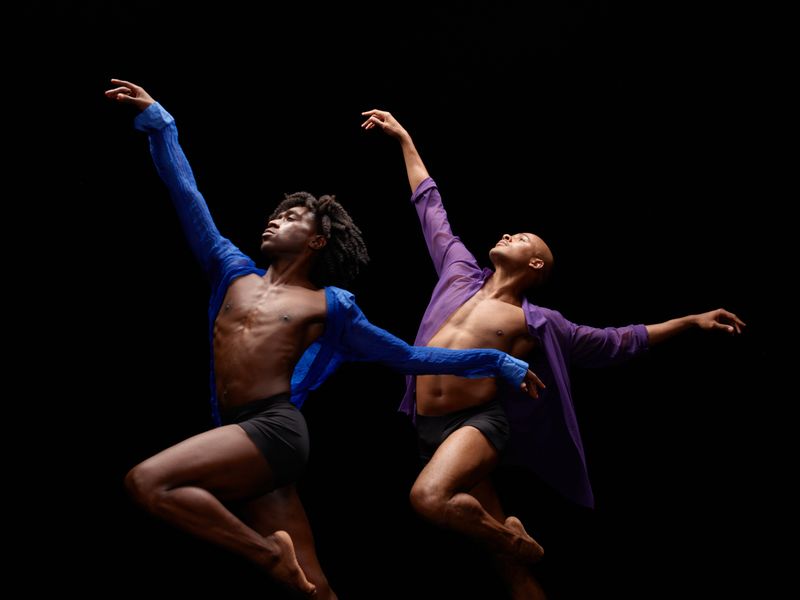 Alvin Ailey American Dance Theater's Chalvar Monteiro and Yannick Lebrun