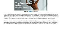 Viewing NYC - The Freedom To Be: Alvin Ailey Dancers