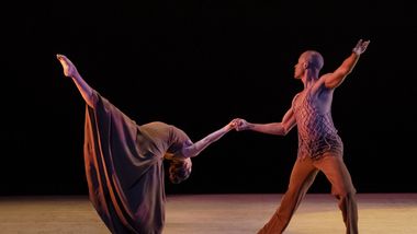 Alvin Ailey American Dance Theater's Sarah Daley Perdomo and Yannick Lebrun in Alvin Ailey's Revelations