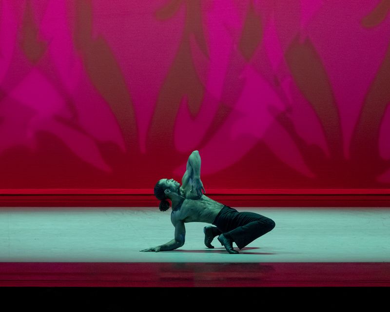Alvin Ailey American Dance Theater's James Gilmer in Alvin Ailey's Revelations
