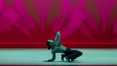 Alvin Ailey American Dance Theater's James Gilmer in Alvin Ailey's Revelations